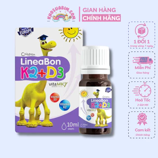 Vitamin LineaBon chứa D3 K2 10ml - Vitamin tăng chiều cao cho bé chính hãng