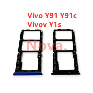 Khay đựng thẻ SIM cho Vivo Y91 Y91c Y1s Vỏ điện thoại Khe cắm Giá đỡ điện thoại di động Một phần