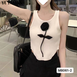 YUYAMAN áo croptop Áo 2 dây áo ba lỗ Thời trang hàn quốc tráng lệ may đo trendy Phong cách WBX24400E0 15Z240407