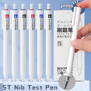 Bút thử Nib 0,5mm ST ​- Bút Gel nạp lại mực đen / đỏ / xanh ​- Bút viết chữ ký ​- Bút bi mịn khô nhanh ​- Đồ dùng văn phòng phẩm văn phòng trường học