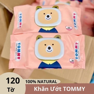 Khăn Ướt Cao Cấp TOMMY 120 Tờ Thiên Phúc Chính Hãng FACE MASK. STORE