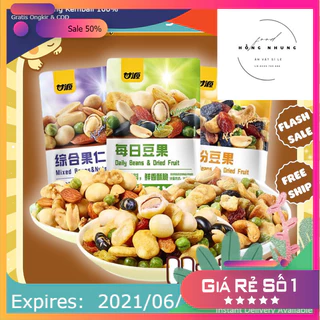 Gói Hạt Mix Dinh Dưỡng 30G,  Trái Cây Sấy Giòn, Hạt Ngũ Cốc Sấy Khô Tẩm Vị  Hồng Nhung food