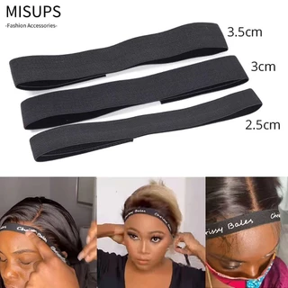 MISUPS Dây Tóc Giả Cho Edges Nylon Co Giãn Băng Đô Magic Dính Tóc Giả Grip Band