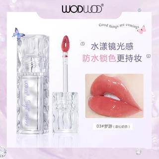 Wodwodlip Gloss, Ice Iron Tinted Lip Tint, Son bóng màu chống dính, Son bóng dưỡng ẩm thạch, Son dầu dưỡng ẩm Son bóng dầu màu