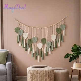 Tấm thảm treo tường MagiDeal Macrame / Trang trí tường Boho Trang trí tường tối giản / Tấm thảm dệt thủ công cho phòng khách gia đình