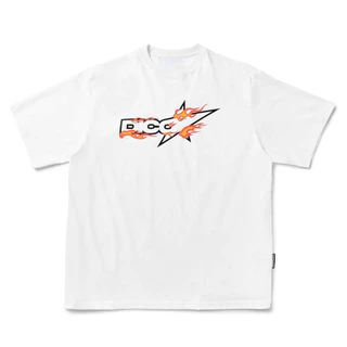 [Hot] Áo thun DC Star Fire dico T-shirt - White