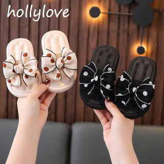 hollylove Dép bé gái, dép cho  bé gái, dép hoa, Sandal Bé Gái, dép xăng đan, dép xăng đan phẳng, dép xăng đan nơ. 2024 NEW STYLE CTX24408GJ 15Z240407