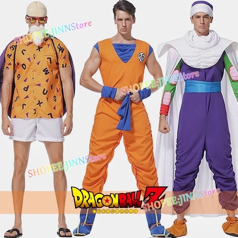 - Jinn - Nhân vật DRAGON BALL Cos PICOLO MASTER ROSHI SON GOKU Phụ kiện trang phục Bộ đồ đầy đủ Trang phục hóa trang dự tiệc Carnival