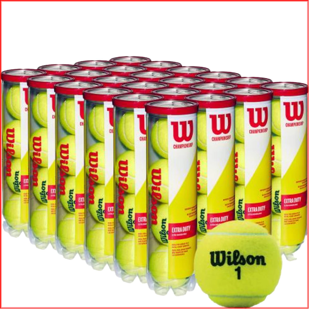 Bóng tennis Wilson Championship đỏ hộp 4 trái - Bóng tennis wilson Đỏ Chính Hãng, Giá Tốt Nhất
