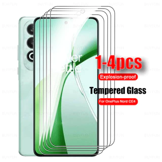 1-4 Chiếc Full Cover Kính Cường Lực Cho OnePlus Nord CE4 2024 6,74inch Tấm Bảo Vệ Màn Hình Trước One Plus NordCE4 OnePlus Ace 3V HD Phim Bảo Vệ