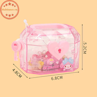 Tater Dễ Thương Instagram Sanrio Hộp Kho Báu Người Tổ Chức Tẩy Dây Sắp Xếp Hộp Trang Sức Tổ Chức Hộp Quà Tặng Dễ Thương VN