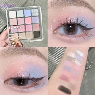 Bảng Phấn Mắt Jaded Xinqing Mười Sáu Màu Ánh Sáng Ngọc Trai Matte Eyeshadow qusl