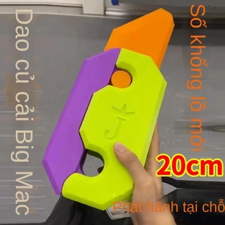 Cà Rốt Đồ Chơi Cỡ Lớn 20cm Hình Dao Mac 3D Độc Đáo