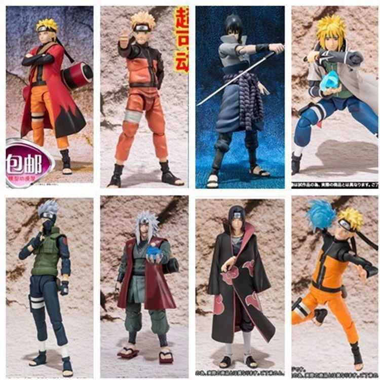 Shf Naruto Di Chuyển Được Naruto Sasuke Kakashi Sasuke Itachi Hình Mô Hình Đồ Chơi Búp Bê Búp Bê NREK