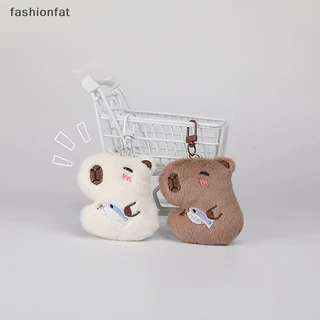 [Fashionfat] Squeak Capybara Sang Trọng Móc Khóa Thú Nhồi Bông Sáng Tạo Búp Bê Móc Khóa Túi Dễ Thương Mặt Dây Chuyền Ba Lô Treo Trang Trí Boutique