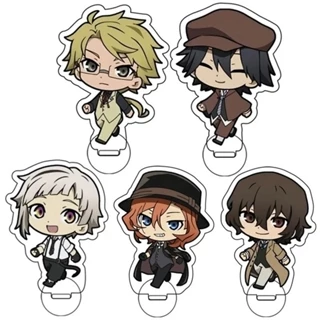 Mô hình Standee Bungo Stray Dogs Dazai Atsushi Ranpo Chuuya Doppo Akutagawa a04 Phụ kiện trang trí để bàn góc học tập