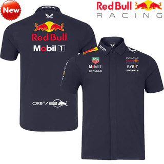 Áo đua F1 mới nhất 2024 + Áo Polo đội Oracle Red Bull 2024 F1 + Áo thun ngắn tay nam nữ mùa hè