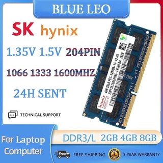 Hynix 8Gb DDR3 Ram 4Gb 1600Mhz 2Gb DDR2 DDR3L 6.67Mhz 800Mhz 1066Mhz 1333Mhz PC2 PC3L 5300S 6400S 12800S 10600S 204PIN Sodimm Intel Memori Laptop Ram