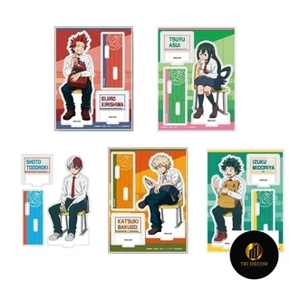 Mô hình Standee My Hero Academia Deku Might Shigaraki Tomura Bakugo Shoto 9 Phụ kiện trang trí để bàn góc học tập