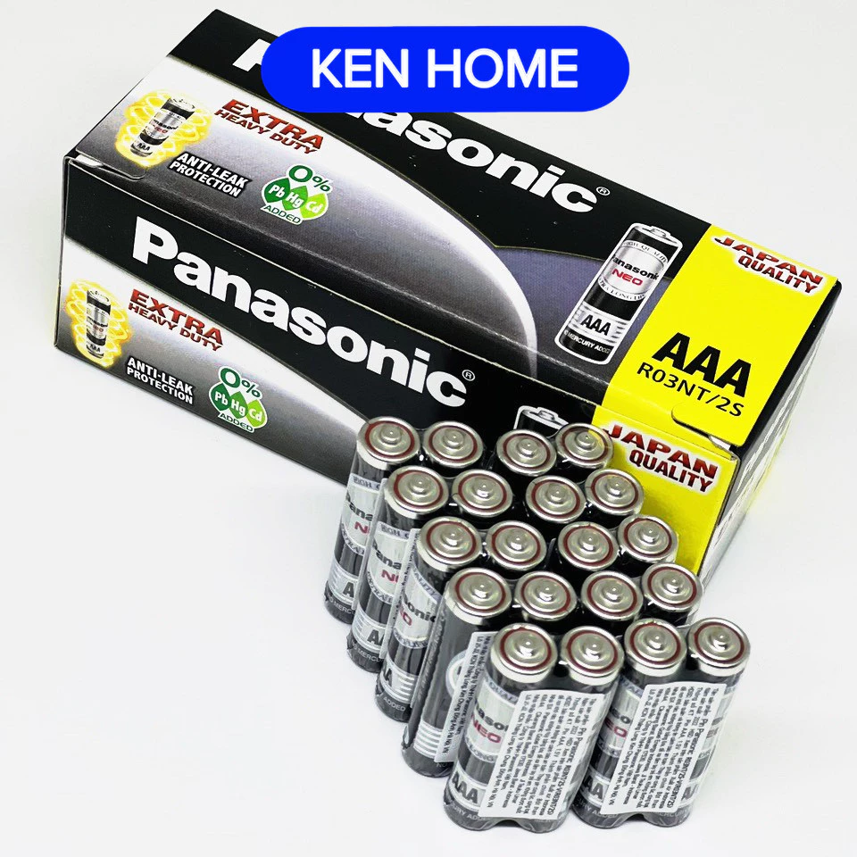 [HỎA TỐC] Vĩ 2 viên pin tiểu panasonic , pin remote AAA KEN HOME