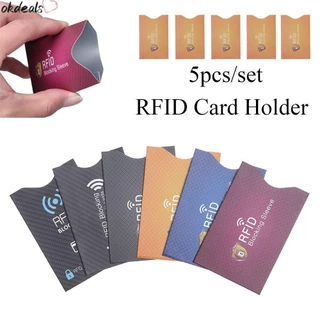 Bộ 5 Vỏ Bọc Thẻ Tín Dụng RFID Chống Trộm An Toàn Tiện Lợi