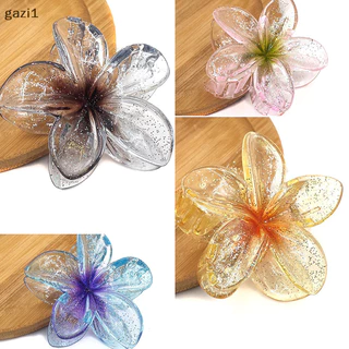 [Gazi1] Kẹp Hoa Tóc Hawaii Plumeria Bãi Biển Hoa Vuốt Barrettes Phụ Kiện Barrette Trẻ Em Nhiều Màu Sắc Phụ Nữ Vuốt Tóc Boutique