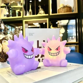 Hchc Gengar Model Night Light, Gengar Model Anime Nhân Vật Gengar Nhân Vật Đèn Ngủ, Đèn Ngủ Phát Sáng Đồ Chơi Vinyl Bền Gengar Pikachu Đèn LED Đồ Chơi Halloween