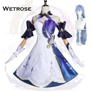 [Wetrose] Honkai Star Rail Robin R Trang Phục Hóa Trang Penacony Ca Sĩ Đầm Trọn Bộ Tóc Giả Đôi Cánh Halloween Xmas Cosplay Costume Cos