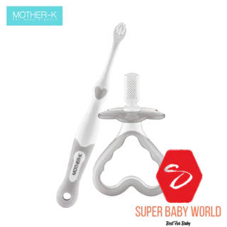 BỘ 2 BÀN CHẢI ĐÁNH RĂNG MOTHER-K HÀN QUỐC 6-12M