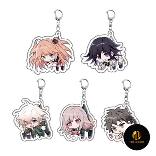 Móc Khóa Hình Gấu Trắng Đen Dangan Ronpa Danganronpa V2 Bằng Acrylic