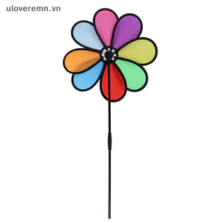 Uloveremn Nhiều Màu Sắc Mưa Dazy Flower Spinner Cối Xay Gió Sân Vườn Trang Trí Ngoài Trời
 Vn