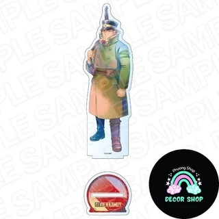 Mô hình Standee Golden Kamuy Sugimoto Tanigaki Tsukishima Kiroranke Kazuo Hijikata Phụ kiện trang trí để bàn góc học tập