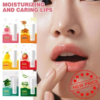 Cocequc Peach Strawberry Lip Balm Dưỡng Ẩm Chăm Sóc Môi O4A0