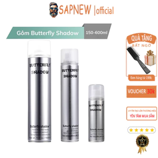 Gôm Xịt Tóc Tạo Kiểu BUTTERFLY SHADOW 600ml - Chai Sịt Giữ Nếp Tóc Nam Nữ,  Keo Xịt Tóc Phồng Tóc Hương Thơm Tự Nhiên