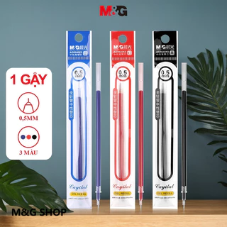 M&G Gel Pen Refill 0.5 Blue Pull Cap Full Needle Gel Pen Refill Signature Pen Refill Student Office Supplies 1pcs MG MG