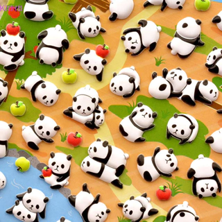 Krhb Penguin Panda Stereo Bubble Sticker Nhật ký Nhãn dán trang trí Văn phòng phẩm Nhãn dán MỚI