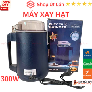 Máy xay hạt khô mini đa năng, xay bột ngũ cóc, các loại hạt, công suất 300w, lưỡi cực bén - Shop Út Lớn