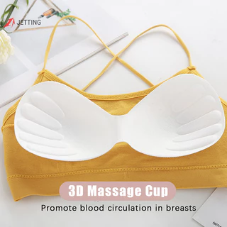 Jetting Nữ Dây Đeo Chéo Thể Thao Áo Ngực Đẩy Lên Áo Ngực Thể Thao Top Yoga Tập Gym Crop Top Brassiere Thể Dục Top Thể Thao Thoáng Khí Làm Đẹp Lưng Áo Ngực J