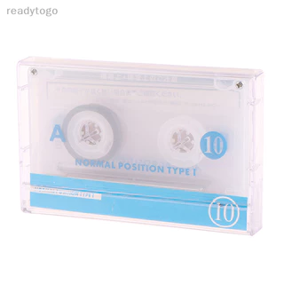 [Readytogo] 1 CÁI Cassette tiêu chuẩn có độ bền cao Máy nghe nhạc trống rỗng 10 phút Ghi băng âm thanh từ tính để ghi âm bài phát biểu [Hàng có sẵn]