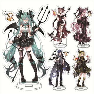 Ca Sĩ Ảo Vocaloid Hatsune Miku Đứng Bằng Acrylic Trang Trí