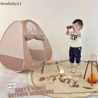 NewBaby Kids Play Toys Set Hiking Adventure Lightweight Pretend Play Durable Educational Learning Toys For Boys Girls Outdoor Activity VN