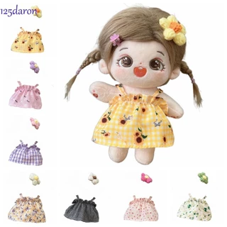 Daron1 20cm Quần Áo Búp Bê Cotton, Váy Ngọt Ngào Váy Búp Bê Cotton, Đồ Chơi Sang Trọng Quần Áo Kawaii Phù Hợp Với Trang Phục Thần Tượng Búp Bê Váy 20cm Thần Tượng Búp Bê Cotton