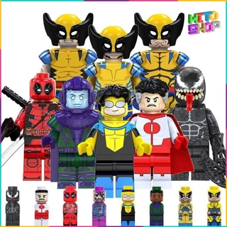 Đồ Chơi Lắp Ráp Minifigures DC Marvel Wolverine Deadpool Người Sói TV6205 TV6204