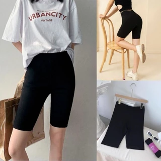 Quần Legging Đùi Nâng Mông Cạp Cao Siêu Hot Siêu Co Giãn Quần Lửng Cao Cấp Ôm Eo Tôn Dáng Cá Tính Siêu Rẻ Siêu Xinh