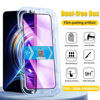 Kính cường lực Chống Tia Sáng Xanh tự động dán Full màn cho Realme 5 6 7 8 9 10 11 5i 6i 7i 8i 9i C3 C11 C12 C15 C17 C20 C21 C25 C25Y C30 C33 C35 C51 C53 C55