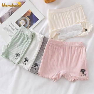 Momchoose Quần an toàn cho bé gái Quần legging Modal mỏng mùa hè chống nhẹ Quần cotton nguyên chất vừa và lớn Quần short an toàn cho trẻ em