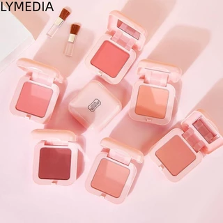 LYMEDIA Bảng phấn má hồng, Cheek Rouge Brighten Face Contour Blusher Cheek Tint, Mỹ phẩm đẹp Trang điểm lâu trôi Blusher Nữ