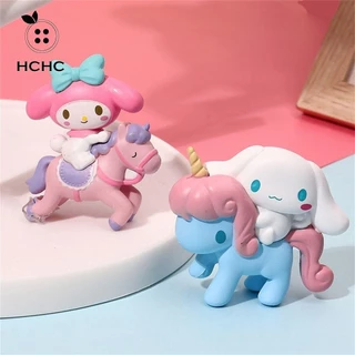 Hchc Anime Hình Kawai Đồ Chơi Búp Bê Giai Điệu Của Tôi Cinnamoroll Kỳ Lân Bánh Trang Trí Để Bàn Trang Trí