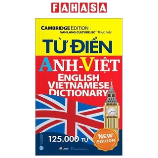 Sách Từ Điển Anh-Việt 125.000 Từ (Tái Bản 2024)