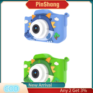 Pinshang Trẻ Em Máy Ảnh Kỹ Thuật Số Màn Hình 2.0 Inch HD 1080P Camera Di Động Quay Video Camera Quà Tặng Sinh Nhật Cho Bé Trai